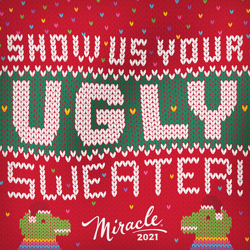 Wednesday, Dec. 1, 2021: World’s Largest Tacky Sweater Party